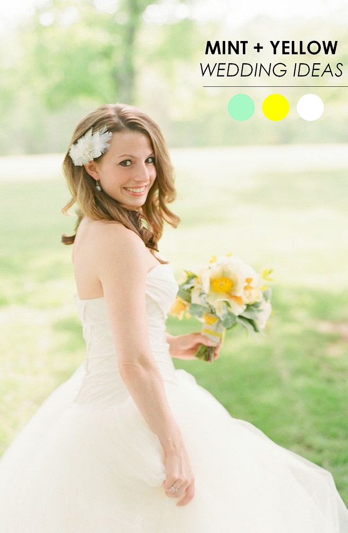 Wedding Colors Mint + Yellow The Perfect Palette